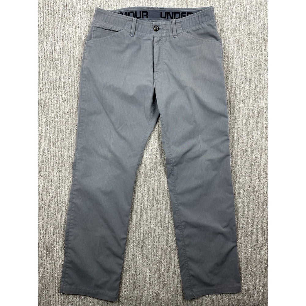 Under Armour UA Storm Enduro pants men's 38x34 (fits 36x34) Gray ripstop